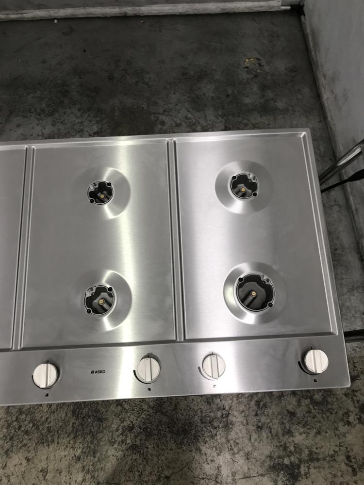 Cooktops / 90cm Hob Gas 5 Burn S/Steel HG1986SD ASKO Clearance Centre