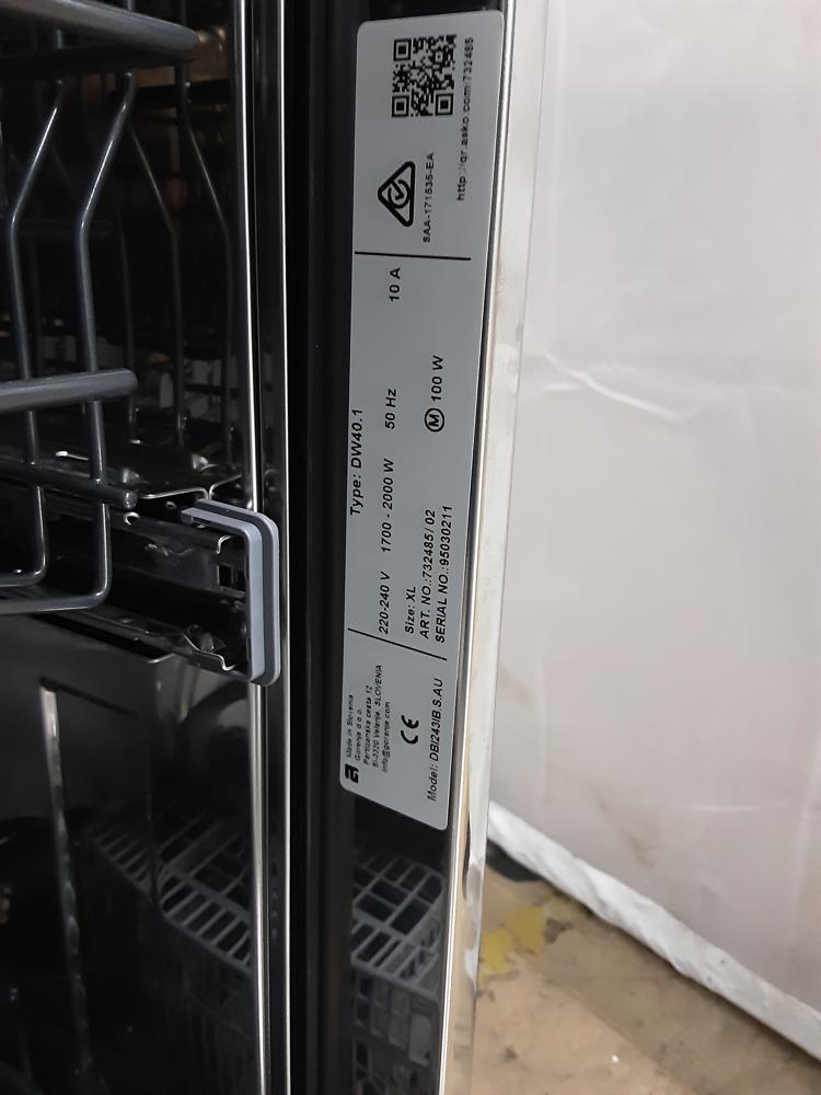 Dishwashers / 82cm Dishwasher BI Classic S/Steel DBI243IB.S.AU ASKO Clearance Centre
